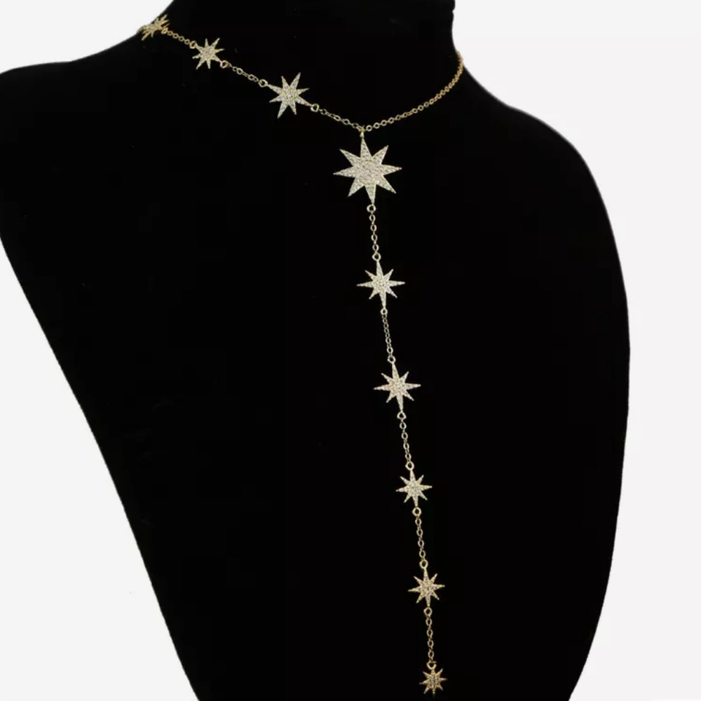 Sparkling bling star necklace ✨